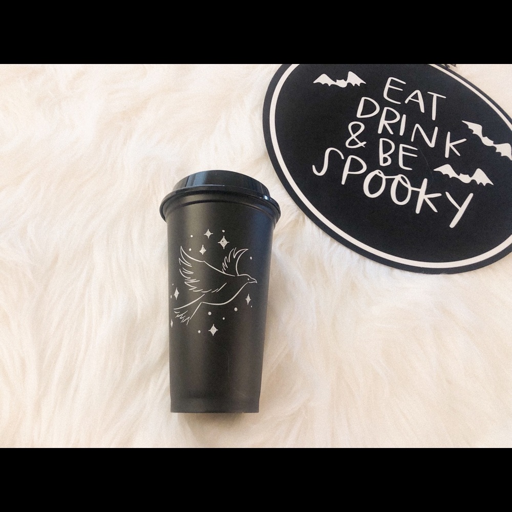 💜 5/$25 Crow Starbucks Halloween Hot Cup (1)